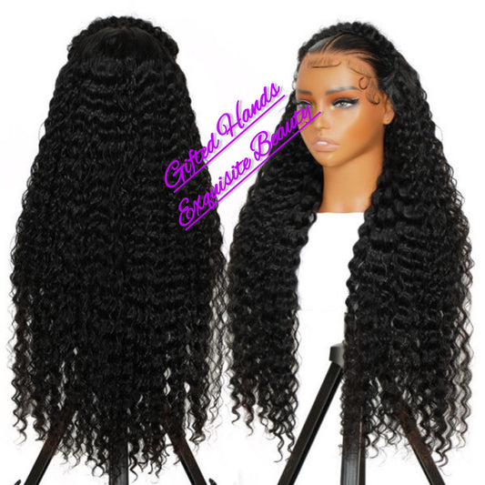 22 inches glueless human hair wig